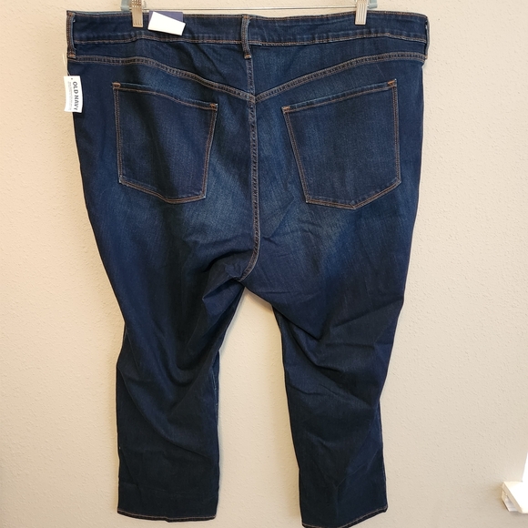 Old Navy Mid-Rise Dark Wash Jeans NWT Size 28 - Picture 7 of 9